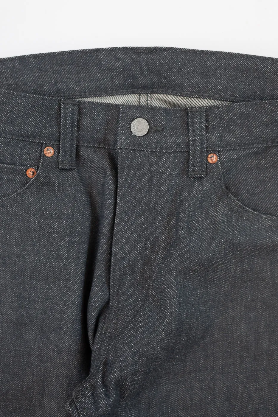 0306-70G - 14oz - Grey Selvedge Denim - Tight Tapered