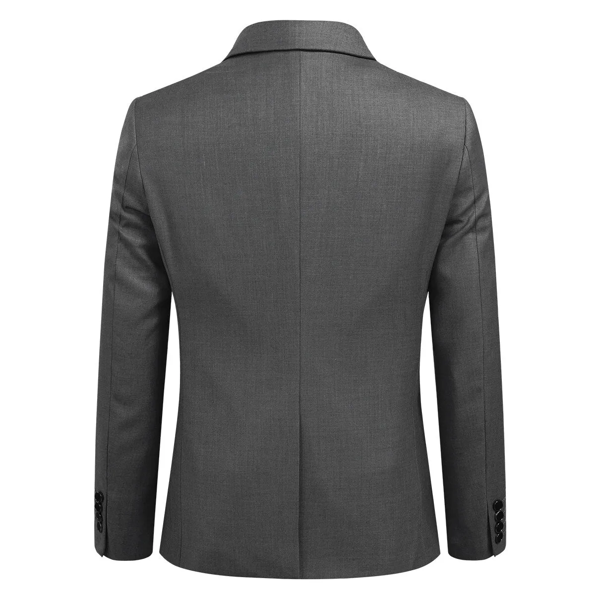 3-Piece Slim Fit One Button Fashion DimGrey Suit