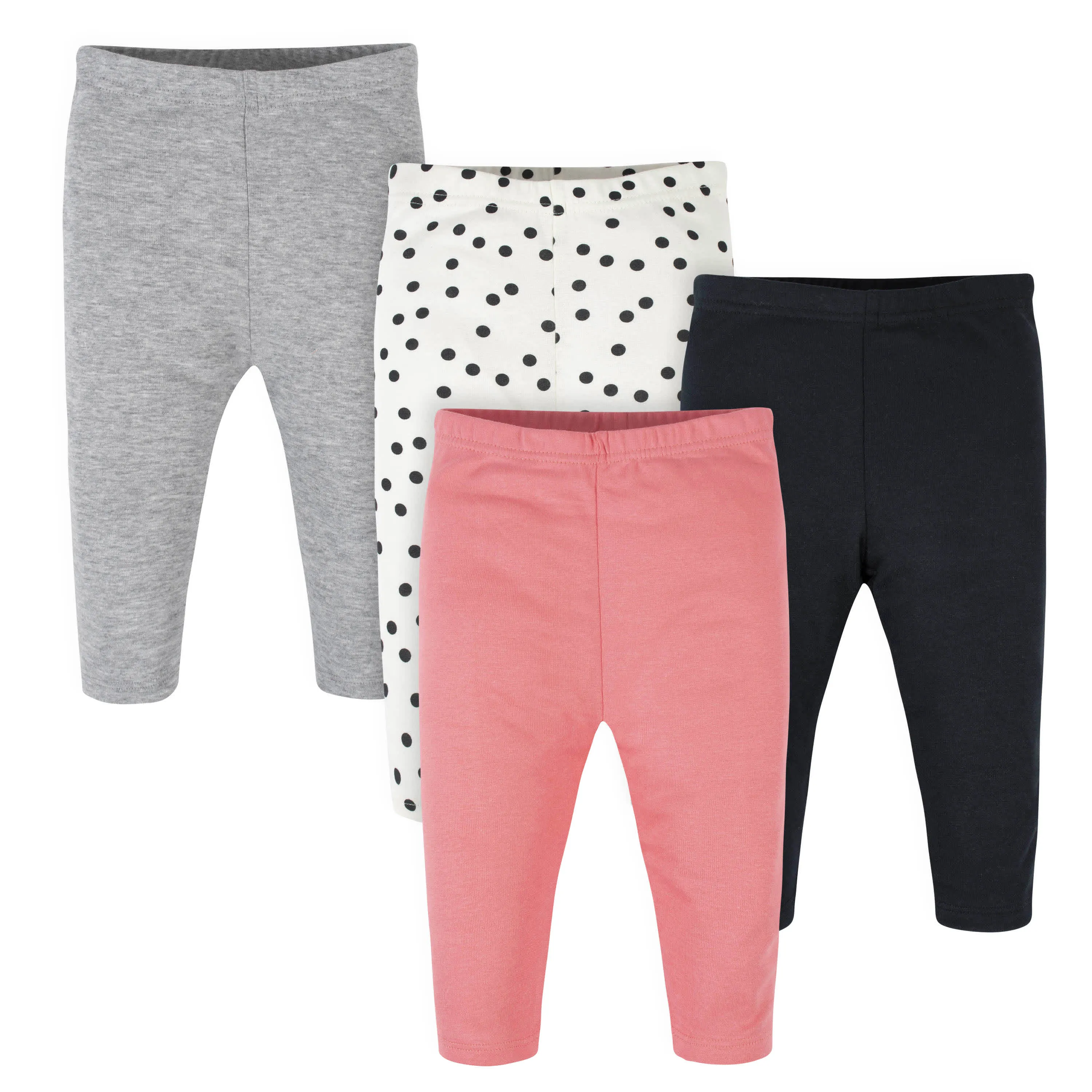 4-Pack Baby Girls Dots Pants