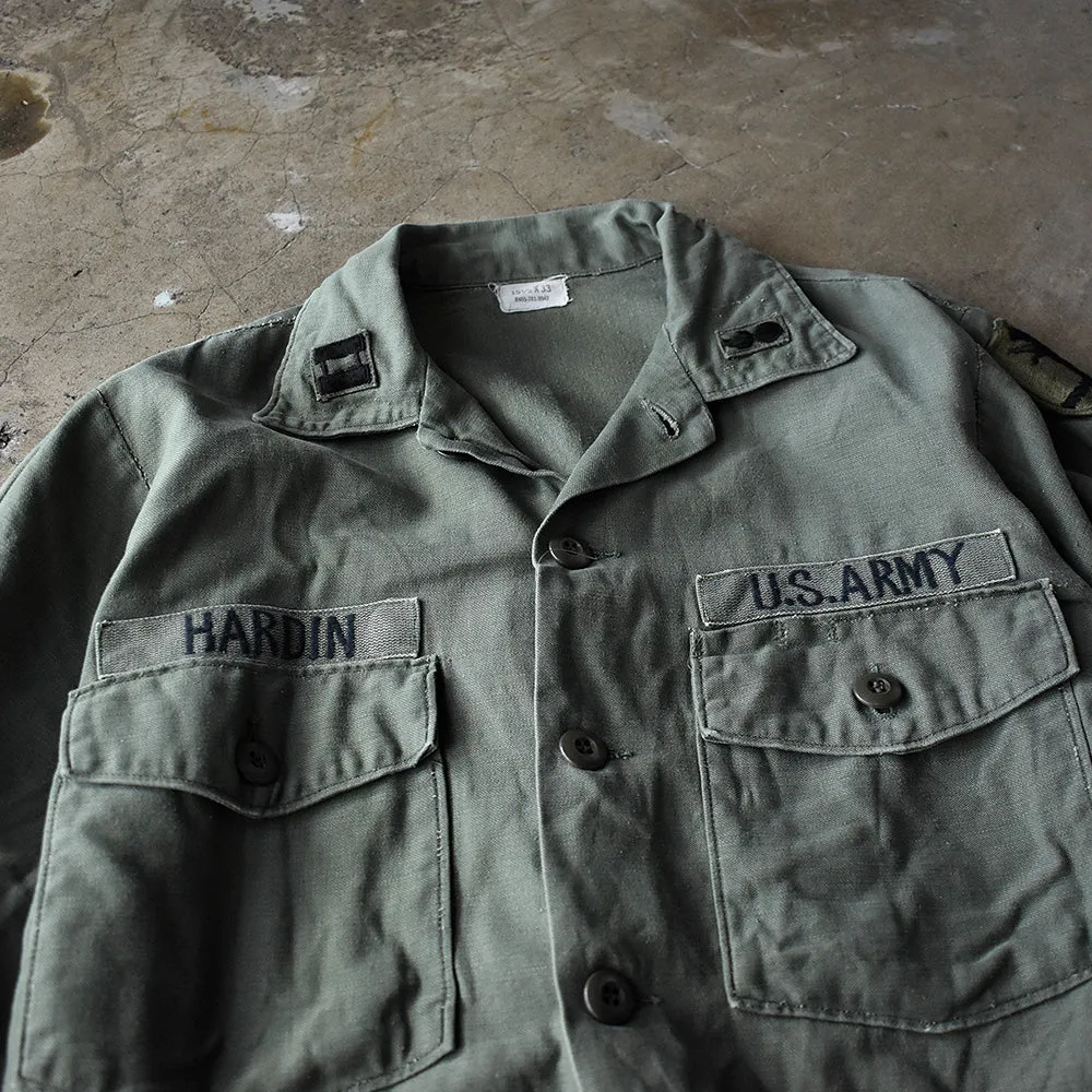 '73 U.S.ARMY OG107 ユーティリティシャツ 240428H