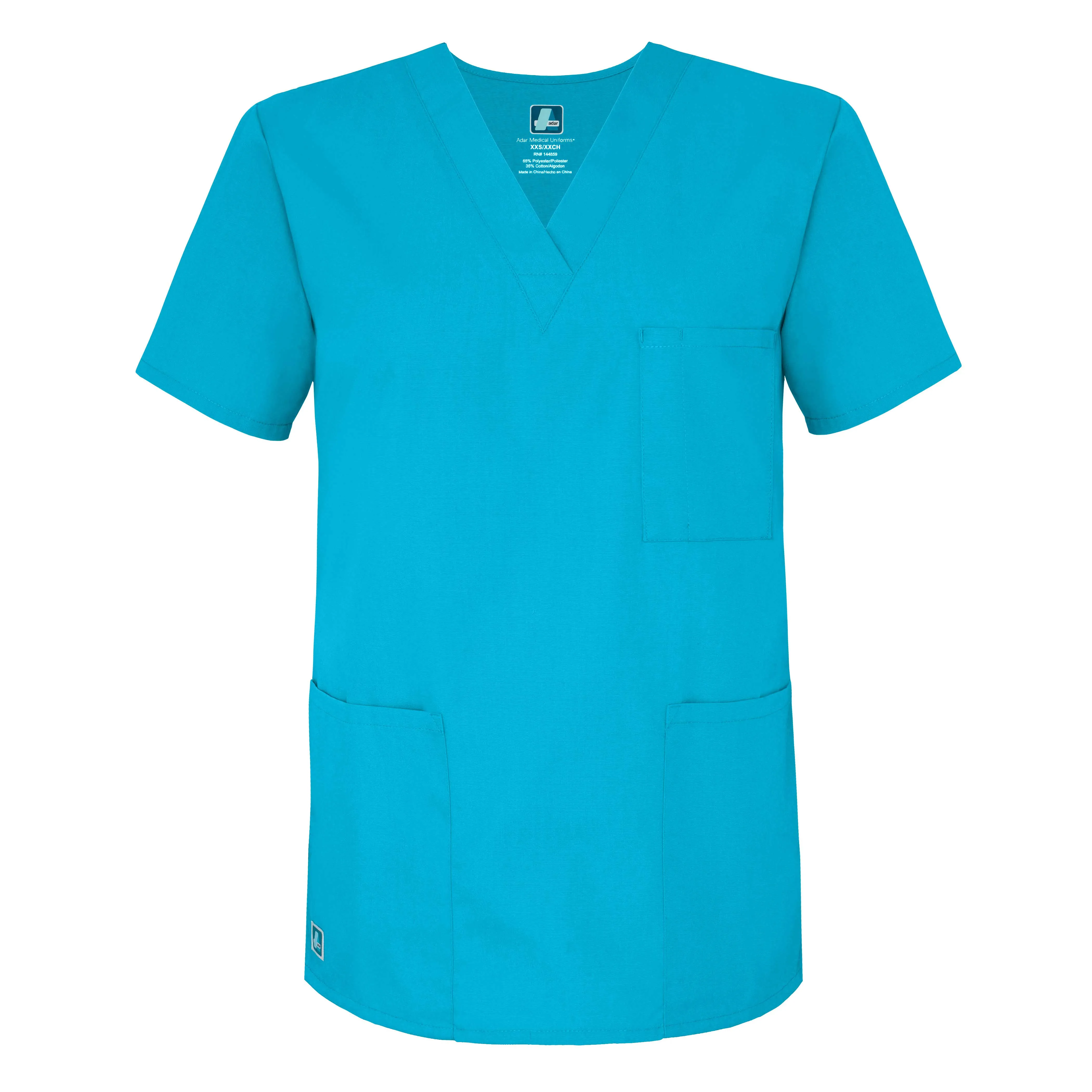 Adar Unisex V-Neck Scrubs Top - 601