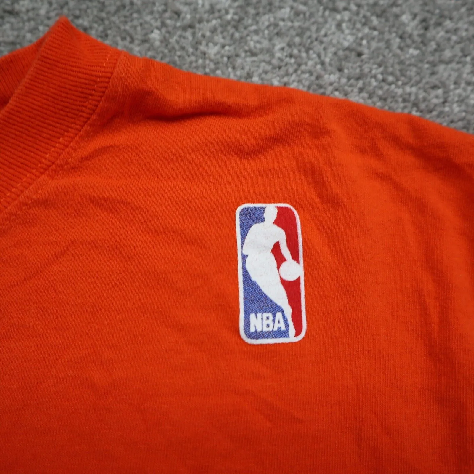 Adidas Mens NBA STOUDEMIRE #1 T Shirt Short Sleeve Orange Size XL Graphic Sports