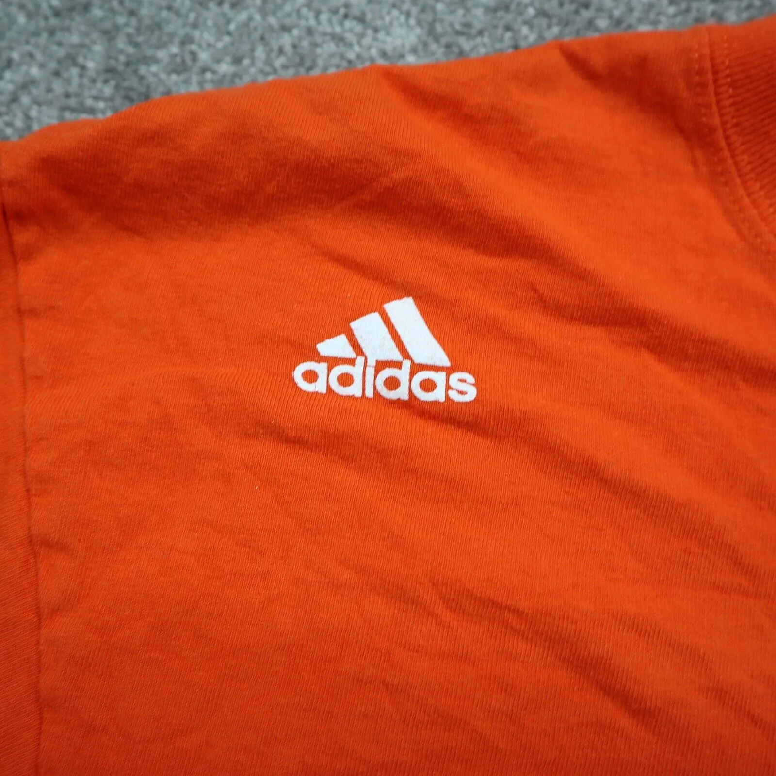 Adidas Mens NBA STOUDEMIRE #1 T Shirt Short Sleeve Orange Size XL Graphic Sports