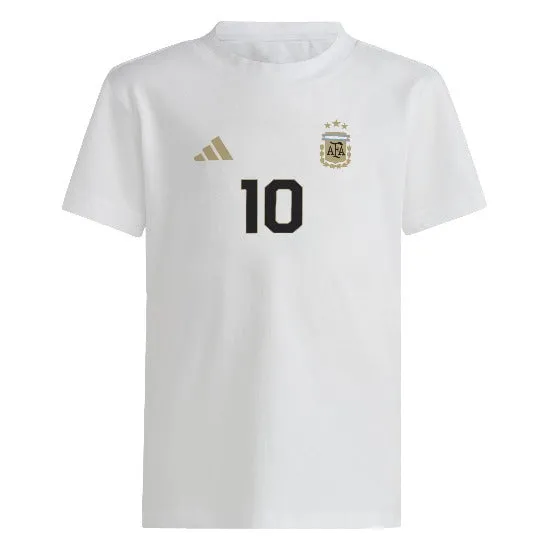 Adidas Youth Argentina Messi Graphic Tee