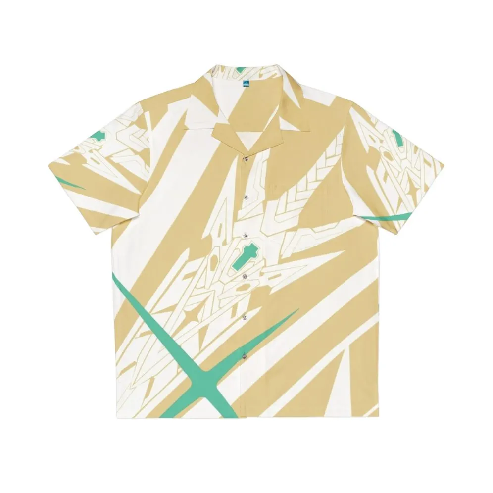 Aegis Pyra Inspired Hawaiian Shirt | Xenoblade Chronicles 2