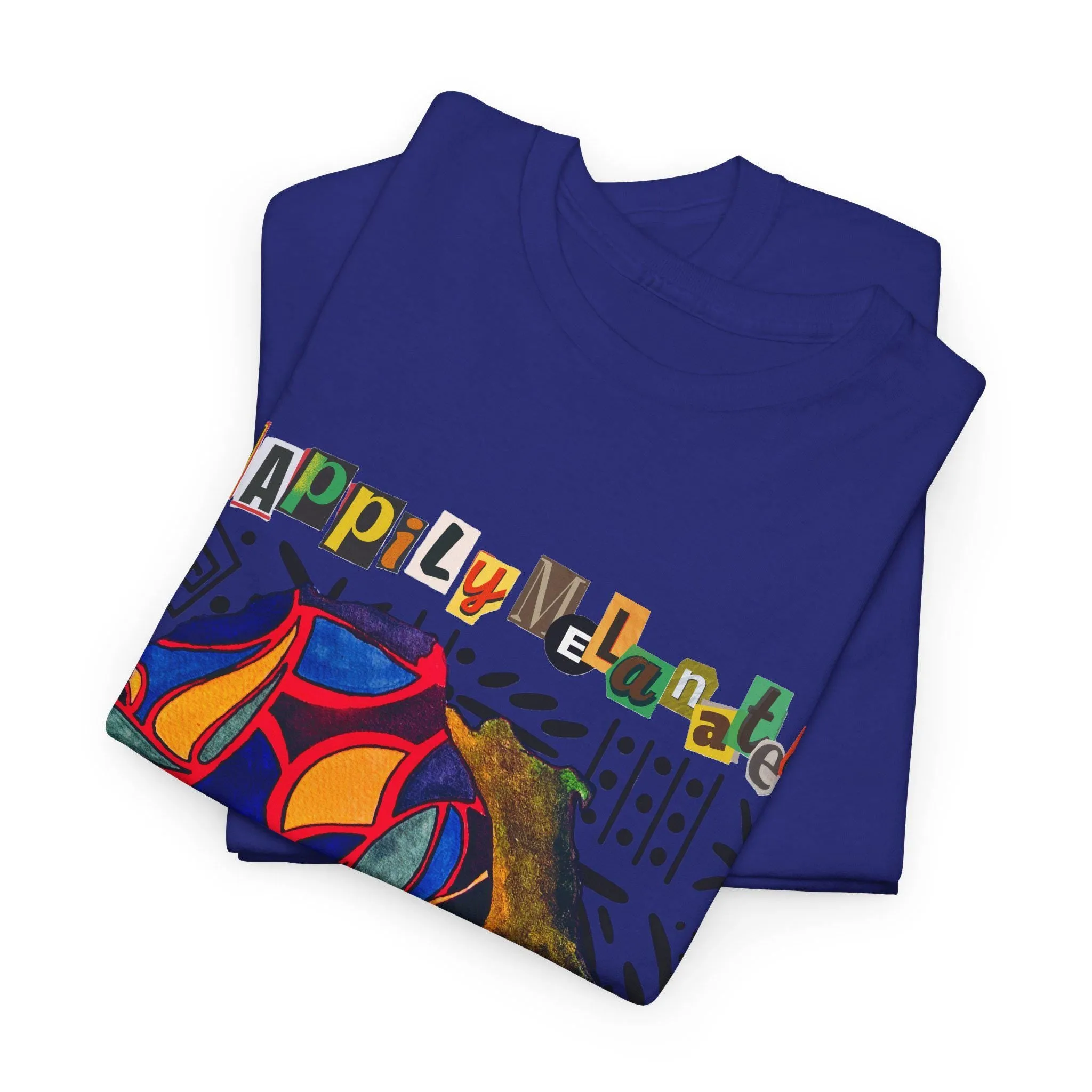 African Continent Graphic Tee, Unisex Heavy Cotton T-Shirt, Handcrafted Ethnic Design