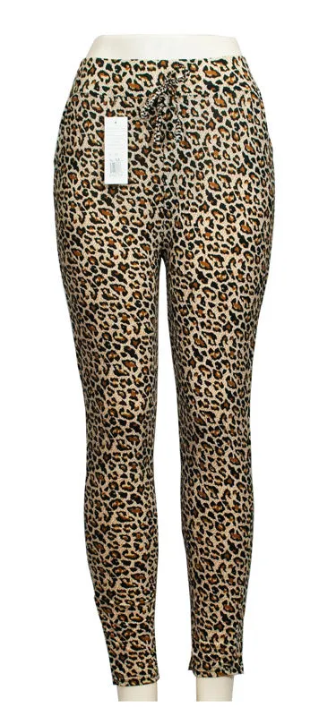 Animal Printed Pull On Casual Pants