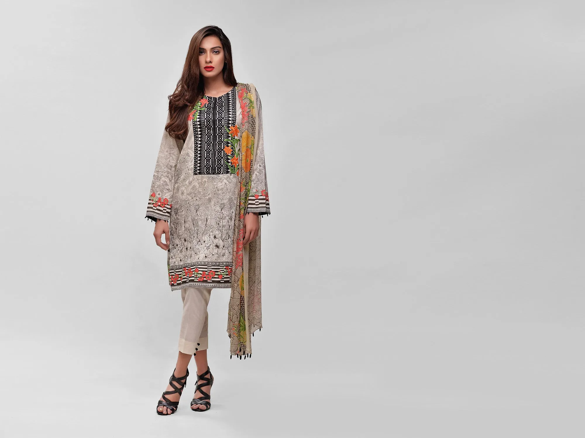 AUJ Lawn Collection 2016 Vol 1 – Design 4