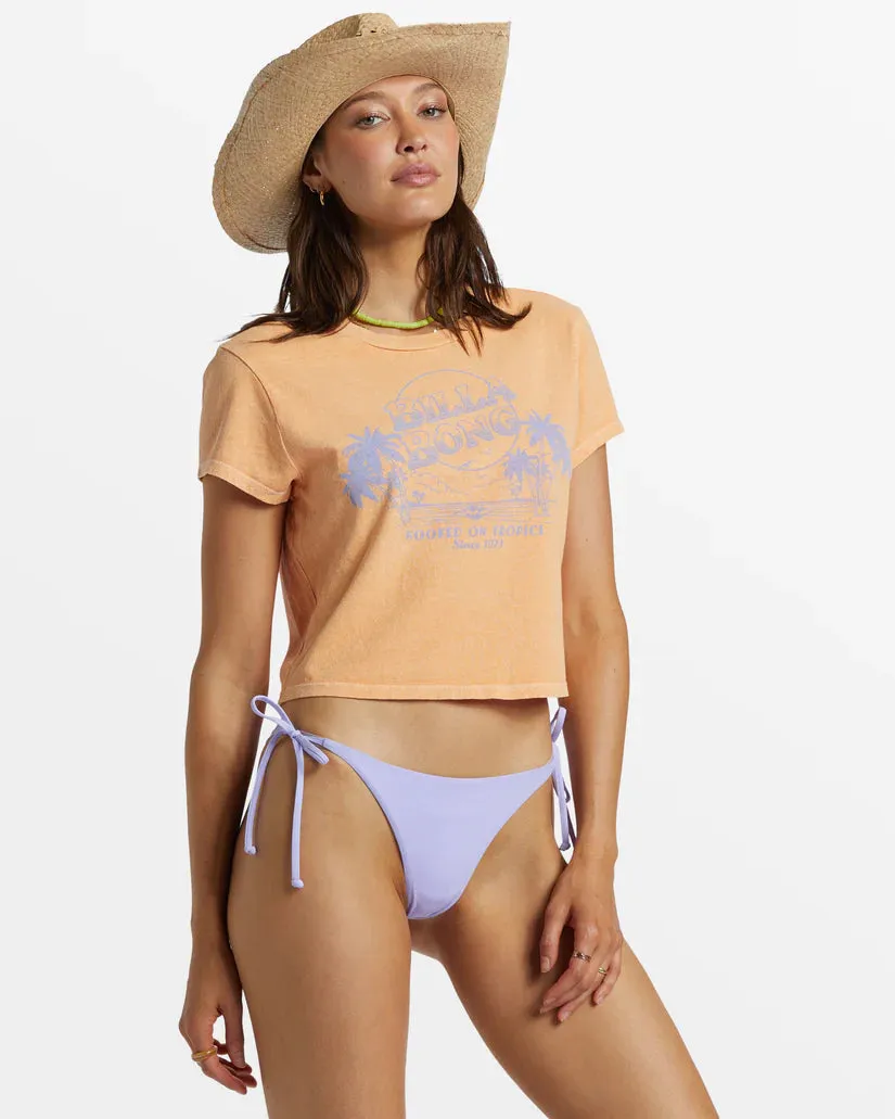 BILLABONG Hooked on Tropics cropped tee