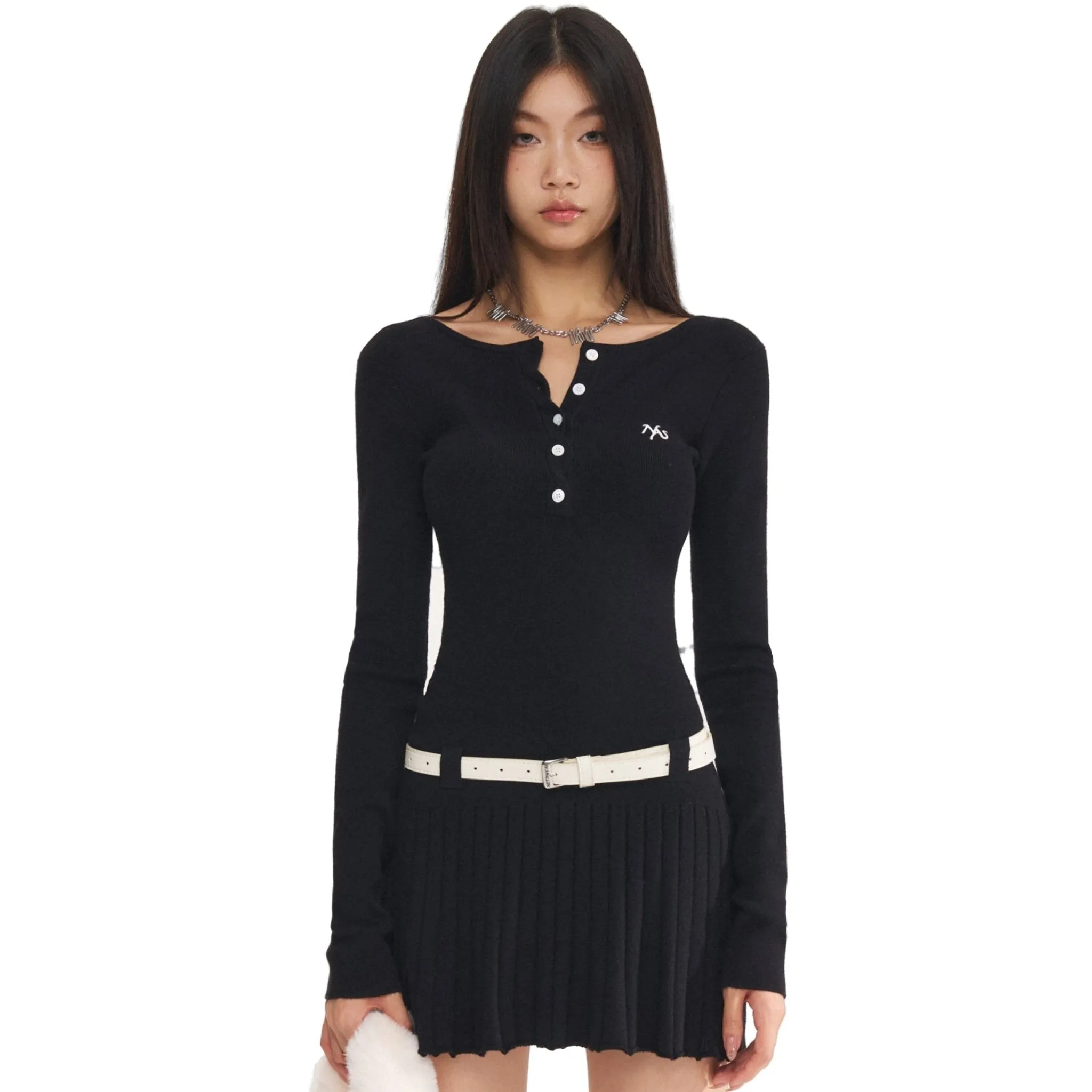 Black Classic Knit Dress