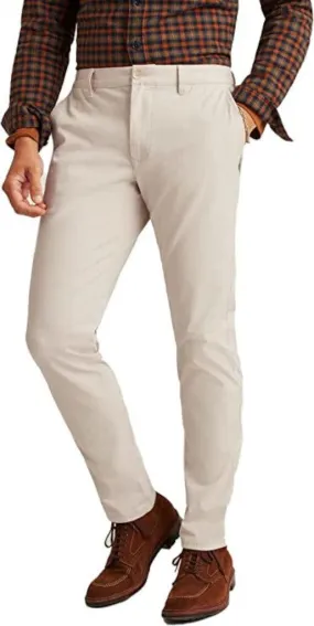 Bonobos Men's Oat Milk 40W x 32L Slim Stretch Washed Chino 2.0 Pants