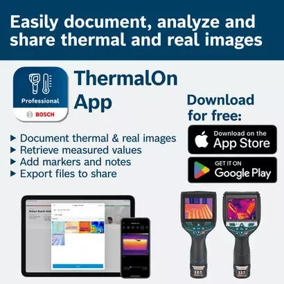 Bosch Professional 12V Max Connected Thermal Camera