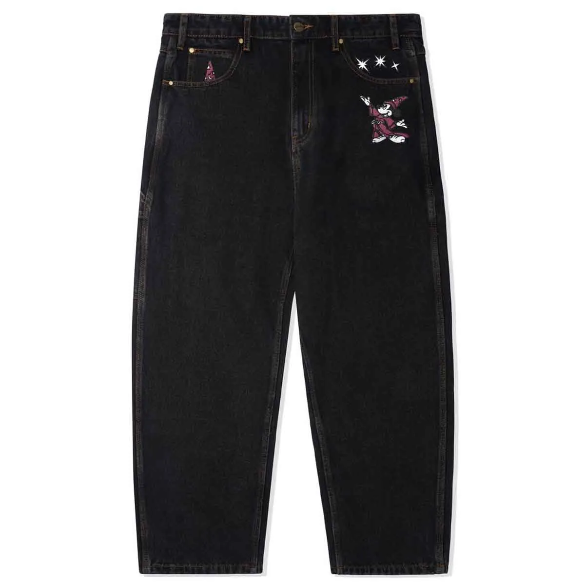 Butter Goods - Fantasia Baggy Denim Jeans Washed Black