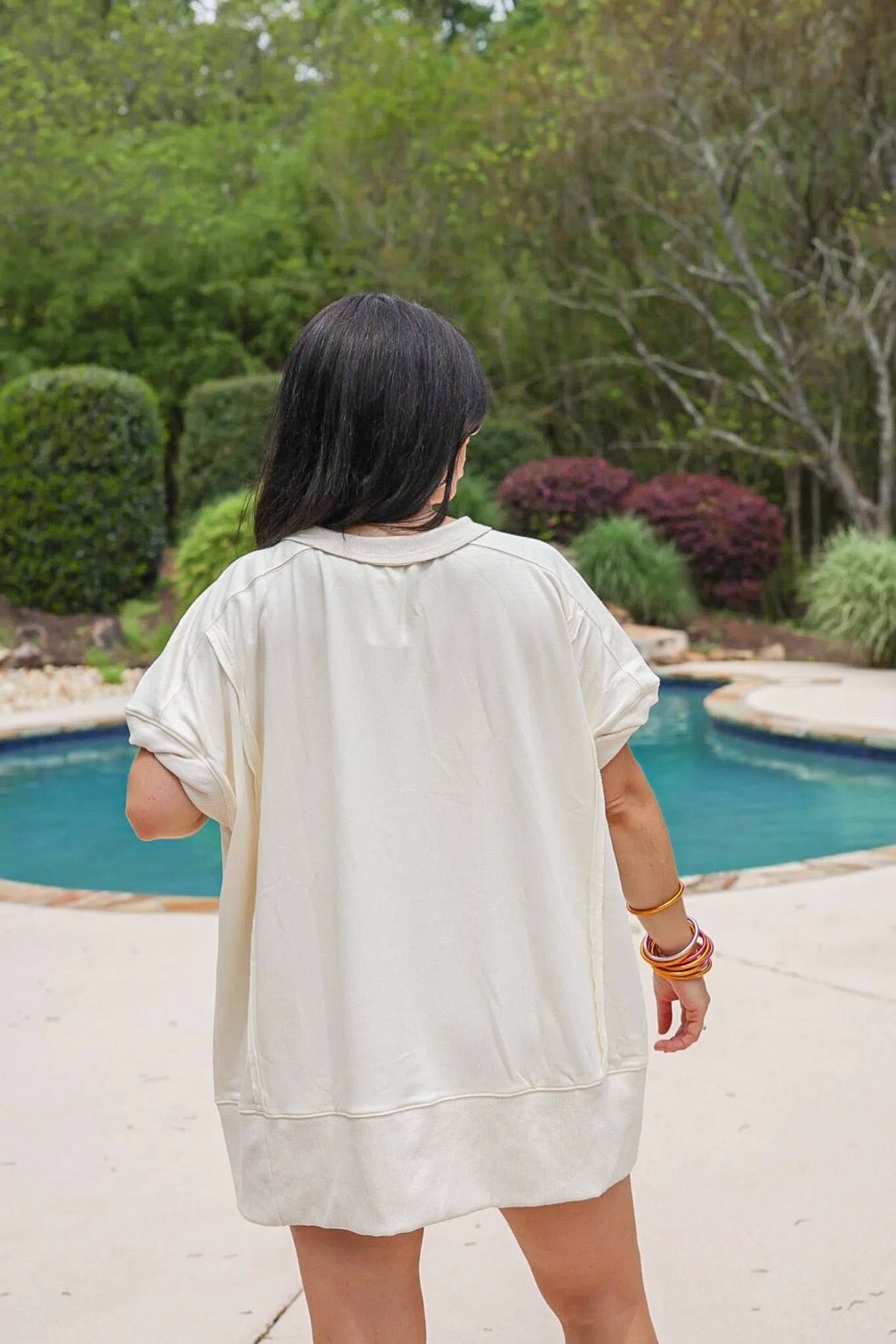 Casual Friday Cream Knit Top