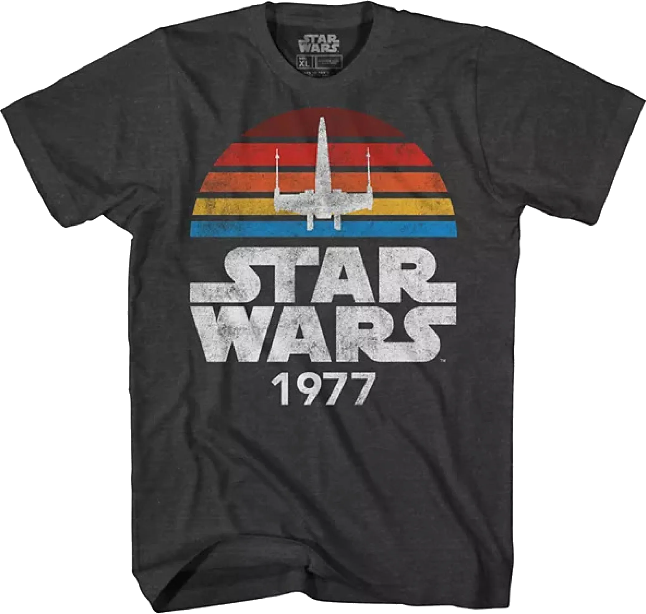 Charcoal 1977 X-Wing Star Wars T-Shirt