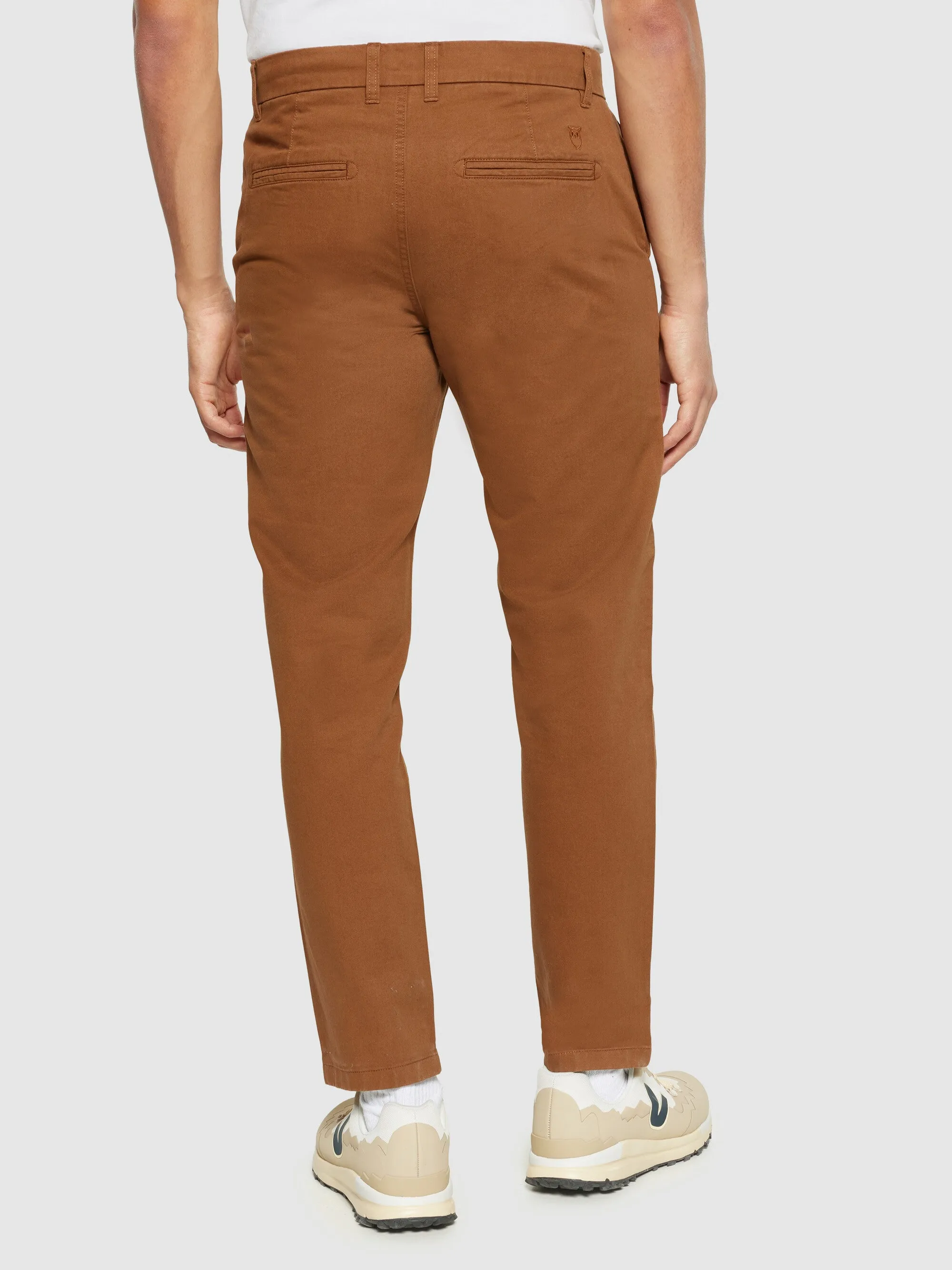 CHUCK regular twill chino pants - Dachshund