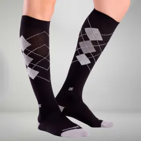 Classic Argyle Compression Socks