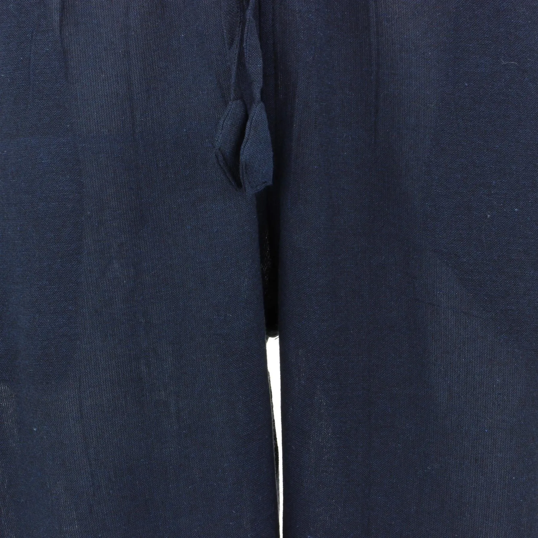 Classic Nepalese Lightweight Cotton Plain Trousers Pants - Blue