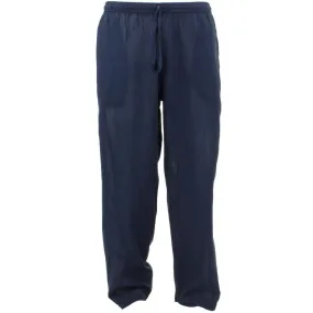 Classic Nepalese Lightweight Cotton Plain Trousers Pants - Blue