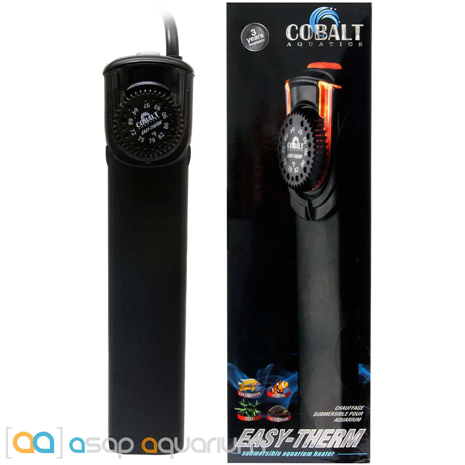 Cobalt Aquatics Easy-Therm 75 Watt Aquarium Heater