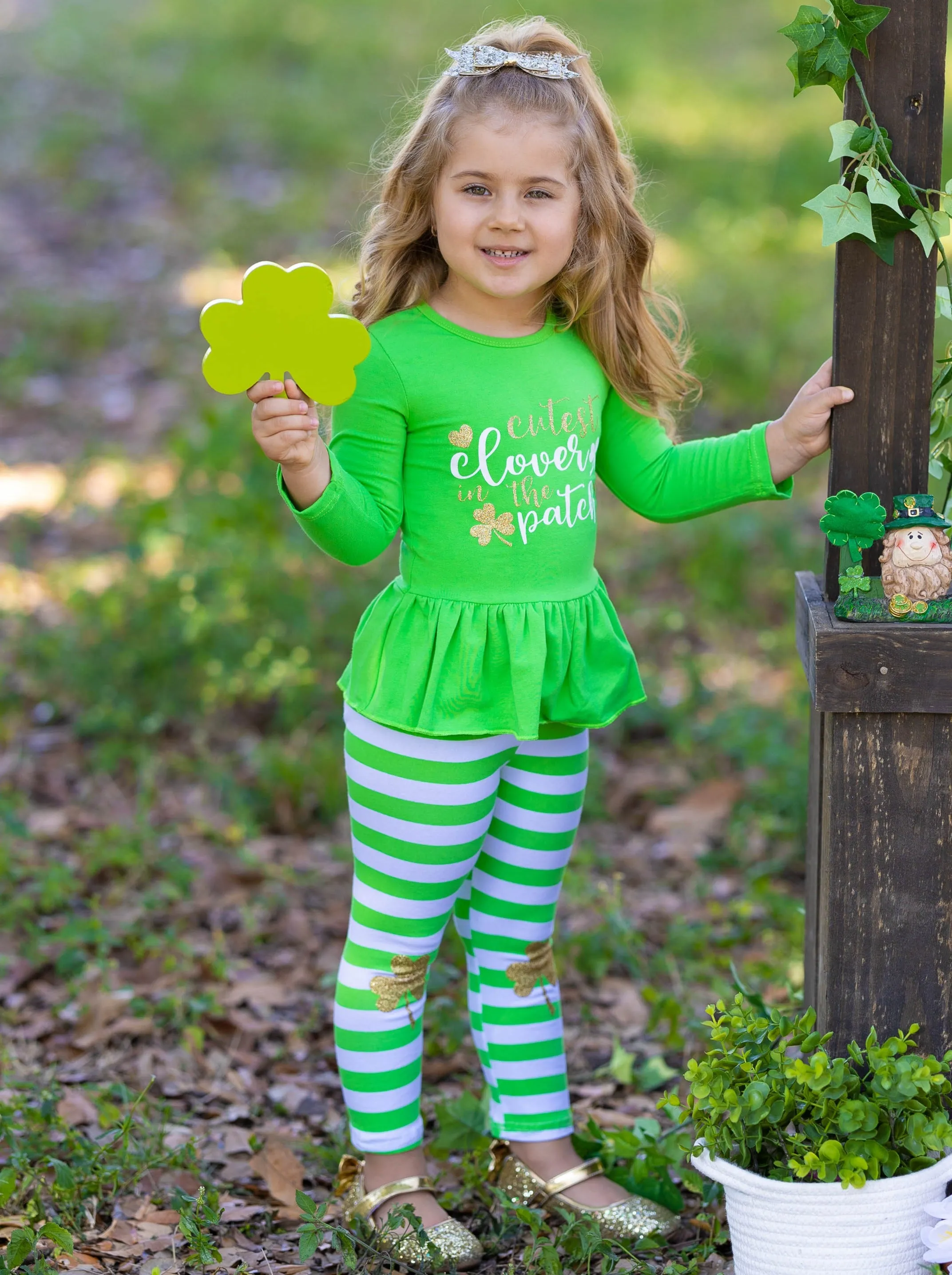 Cutest Clover In The Patch Legging Set