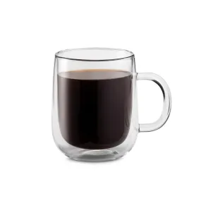 DeLonghi 16.9oz. Double Wall Mug, Set of 2 #DLSC327