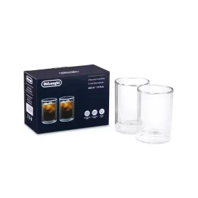 DeLonghi 7.4oz. Double Wall Cold Brew Glasses, Set of 2 #DLSC324