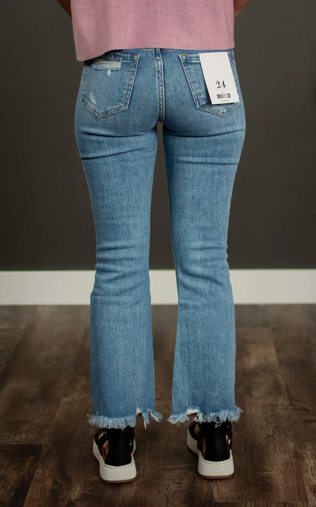 Deutz Crop Flare Mica Jeans