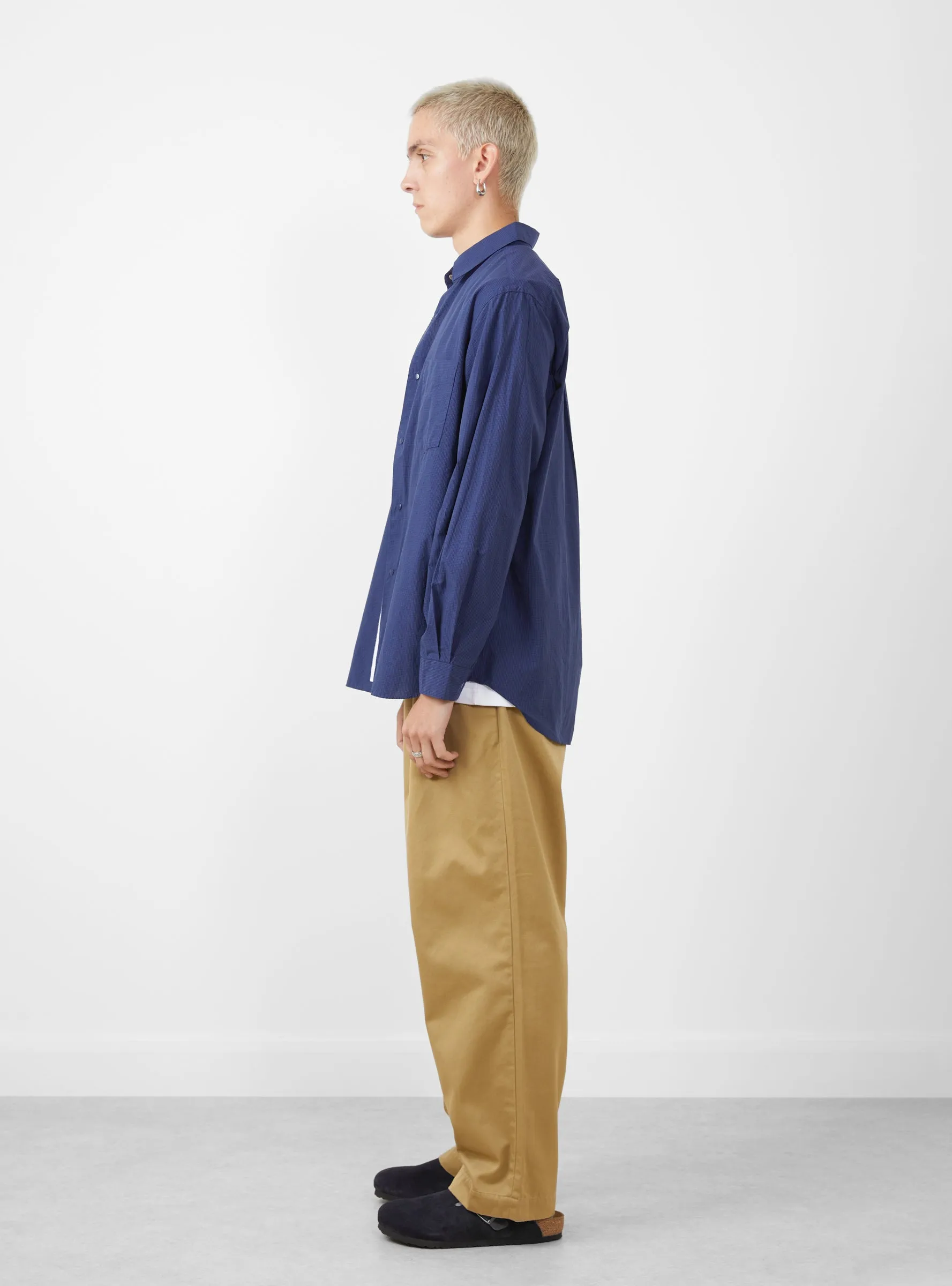 Double Pleat Chino Pants Tan