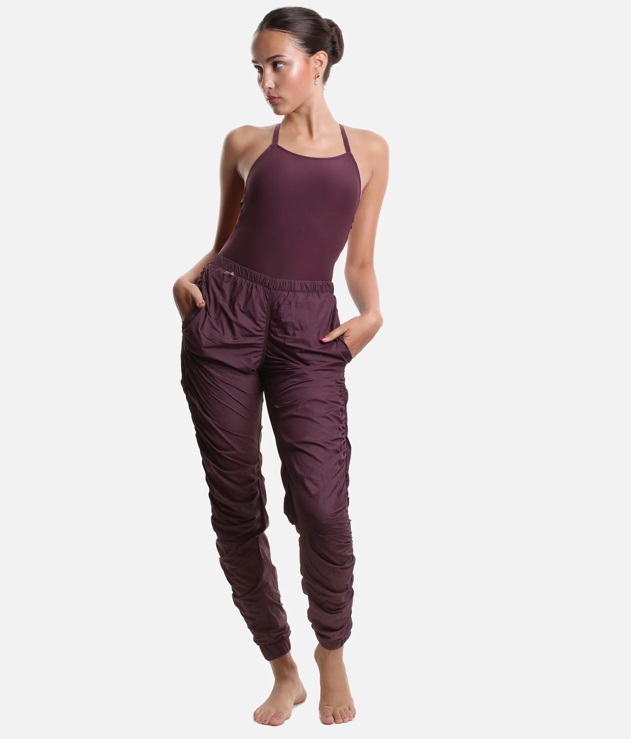 Draped Track Pants - PARA CUTE