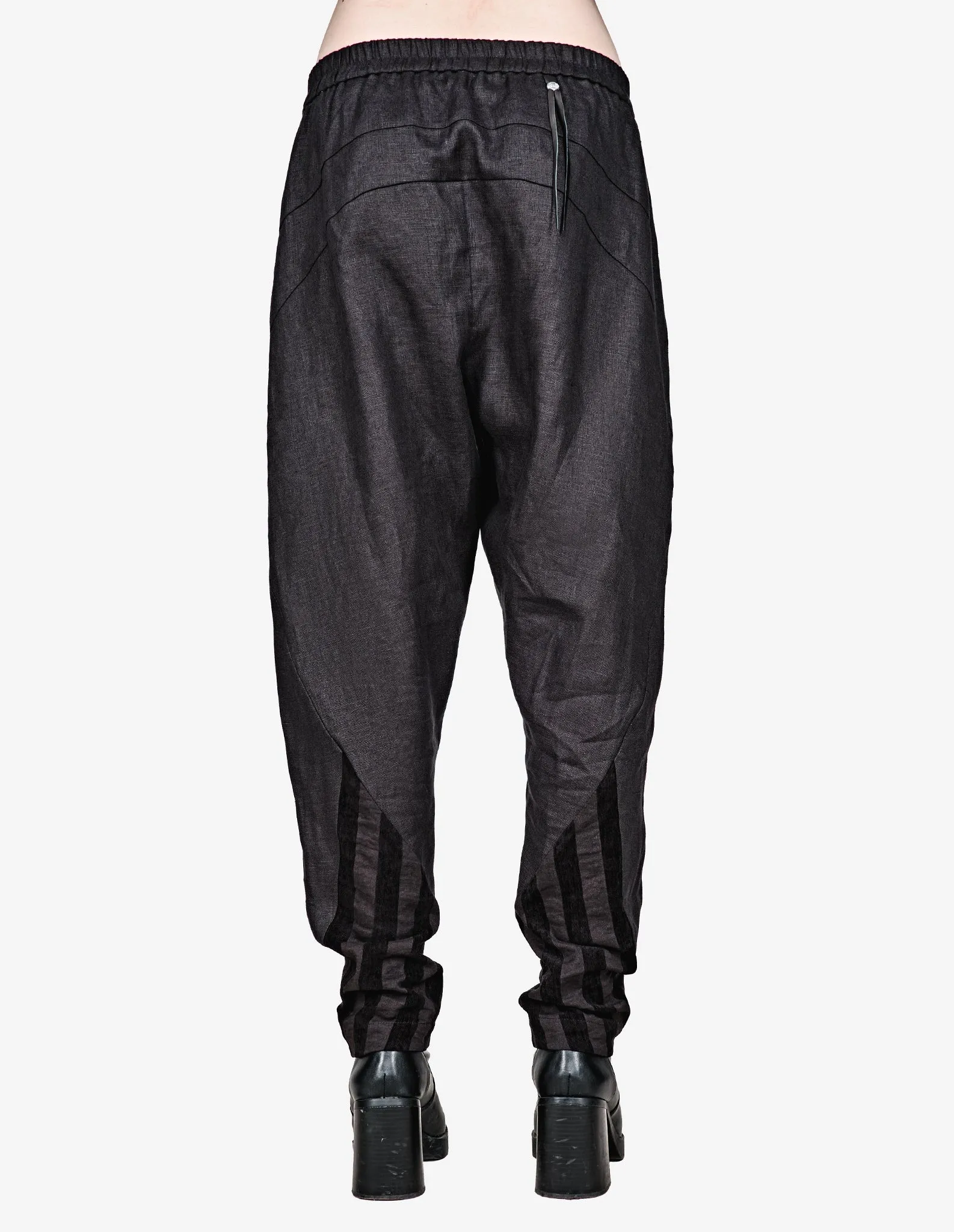 Drop Crotch Linen Pants