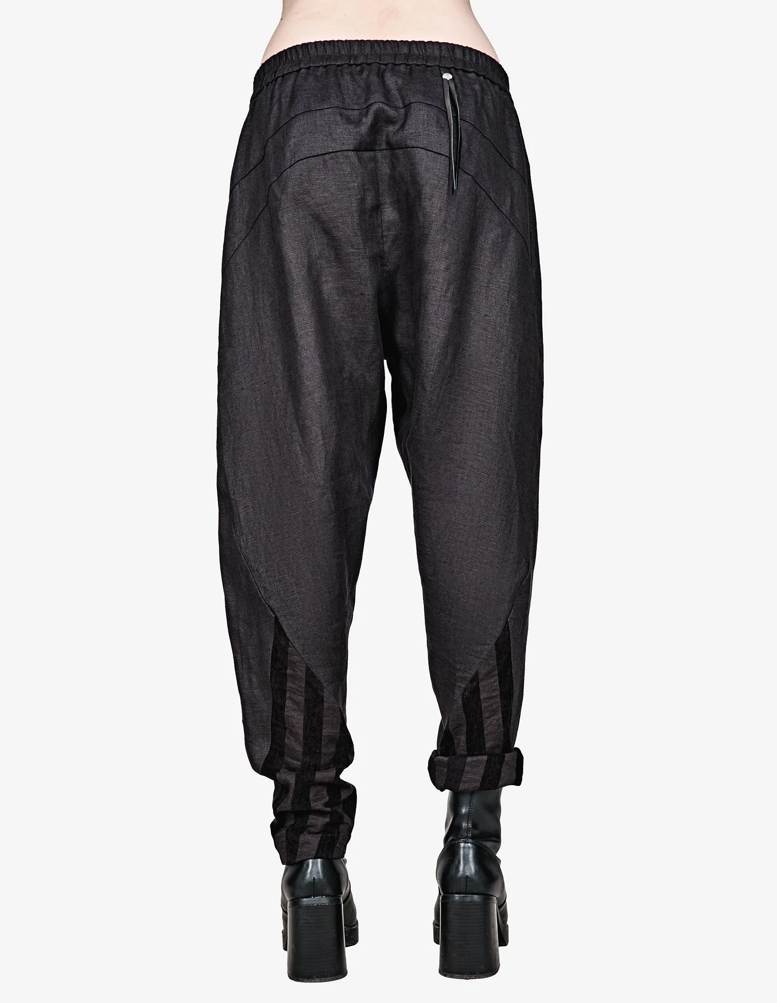 Drop Crotch Linen Pants