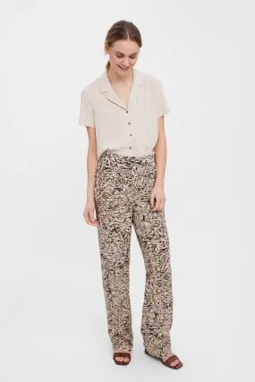 Easy Wide Pants - White Pepper