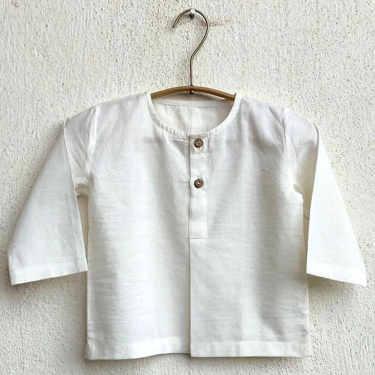 Essential White Kurta with Pants