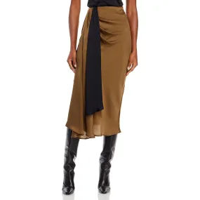 Essentiel Antwerp Womens Draped Midi Midi Skirt