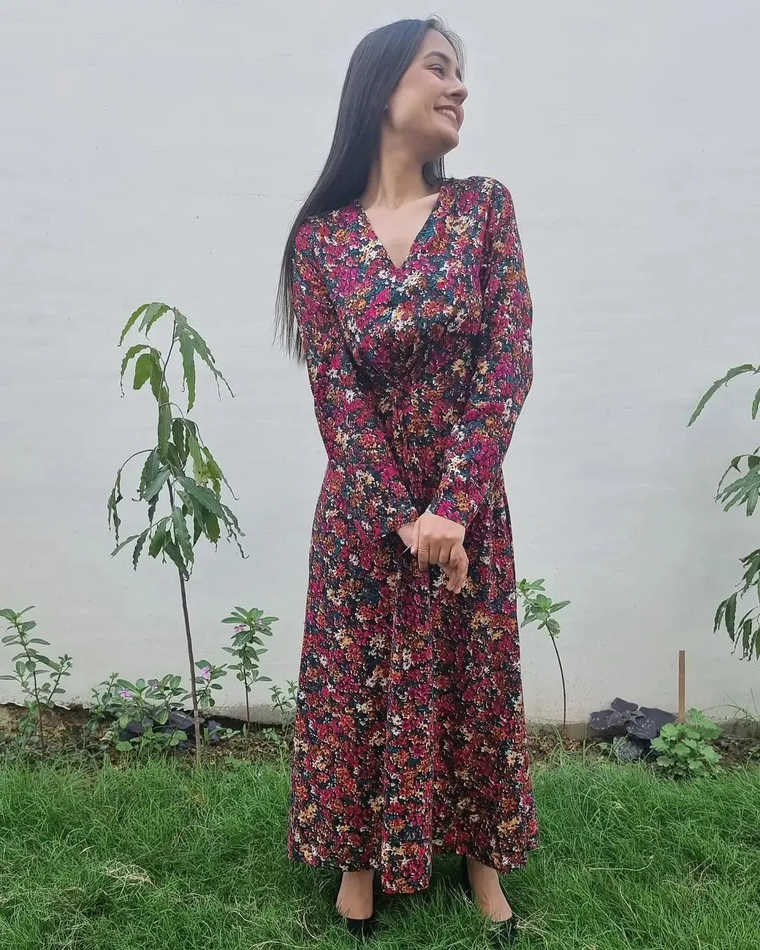 Floral Printed  Maxi Dress