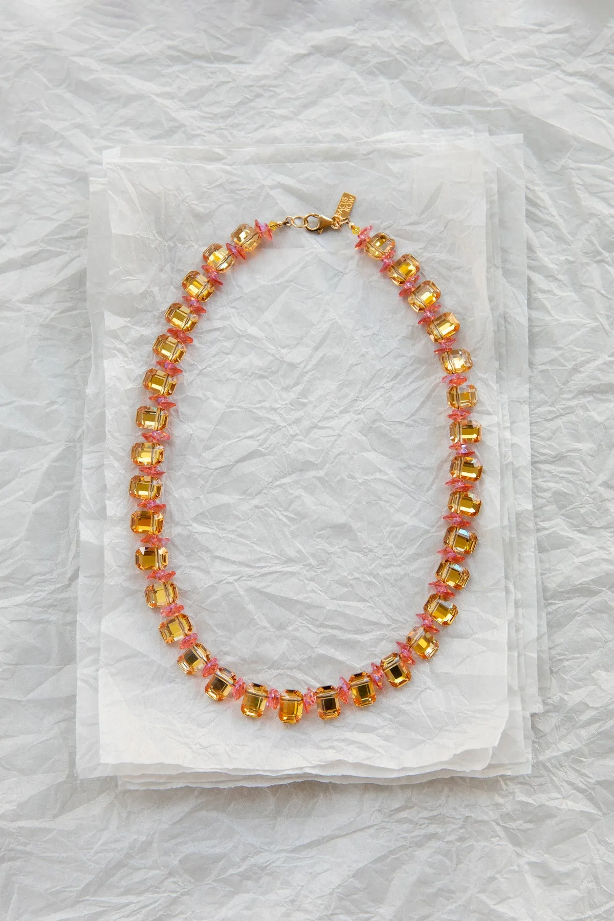 Flowering Quince Necklace