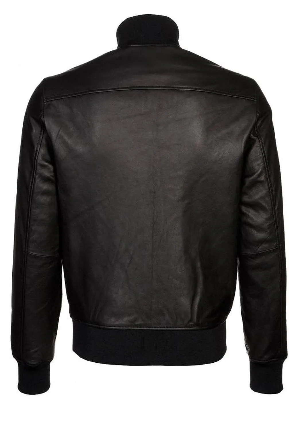 Fluxara Brown Bomber Leather Jacket