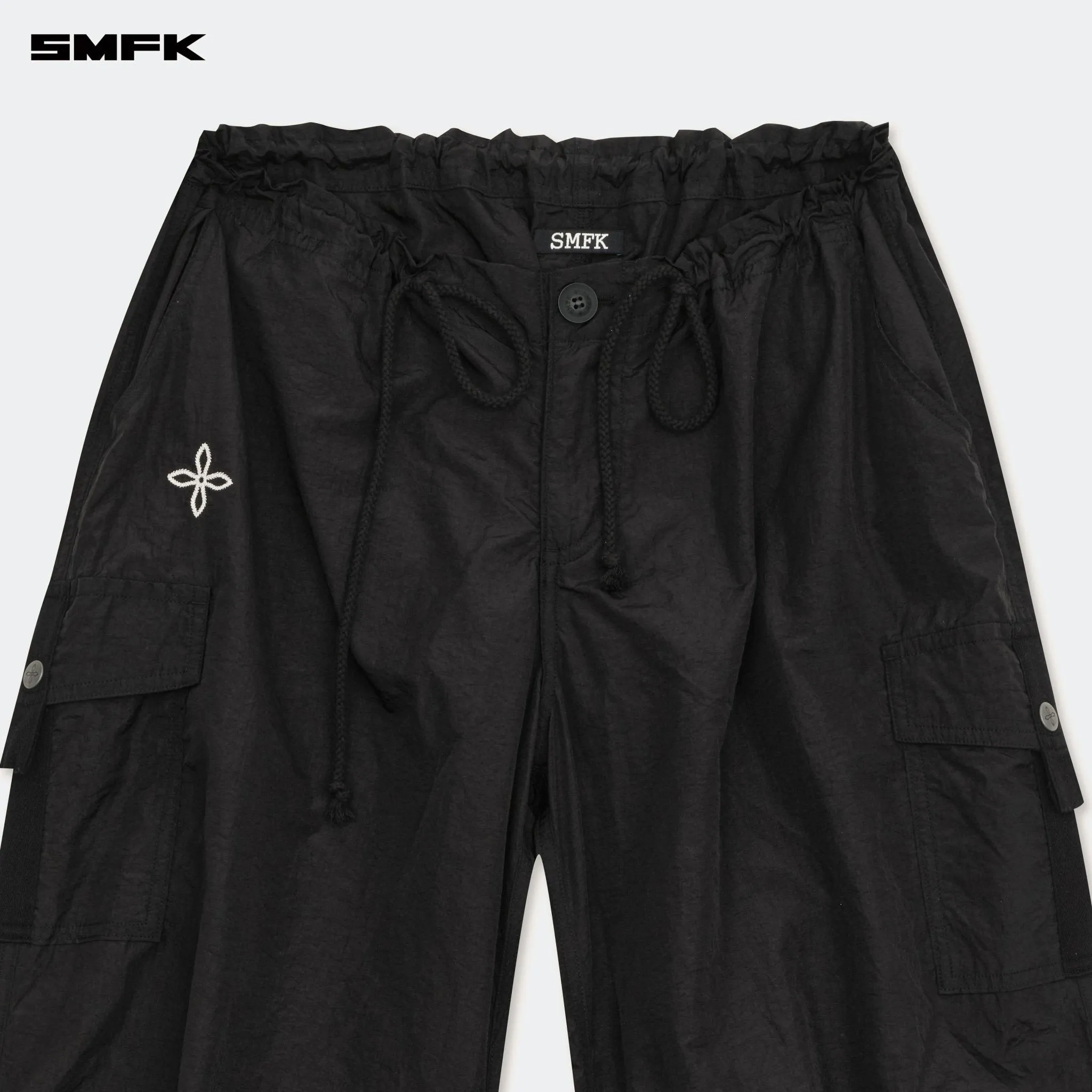 FUTURE Storm Hunting Loose Paratrooper Pants Black