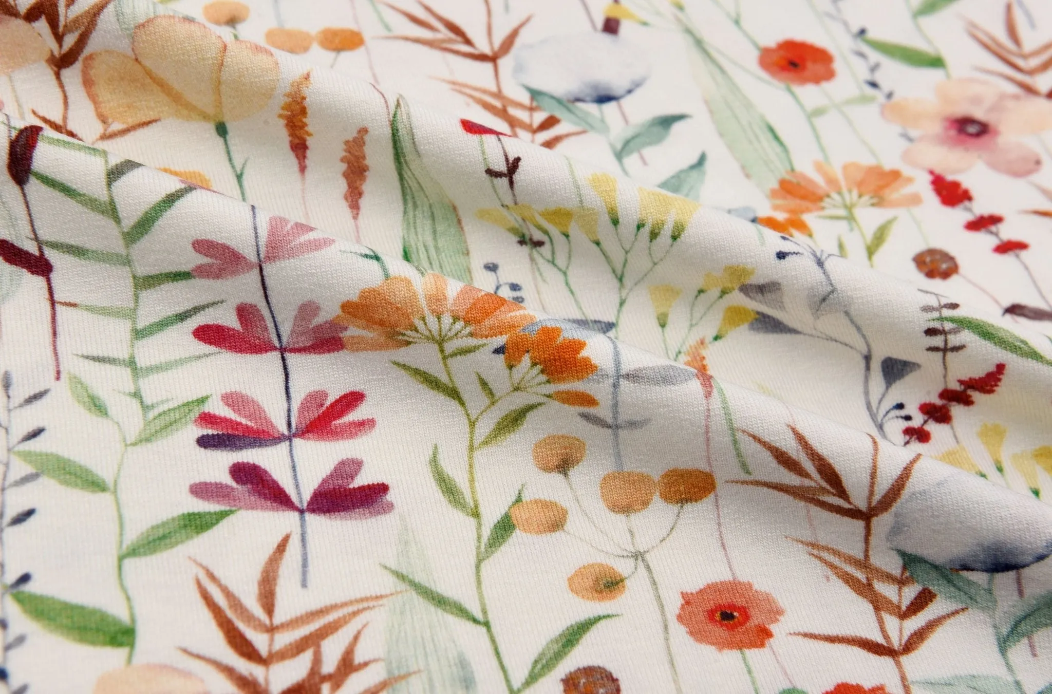 Garden Blossom  Viscose Spandex Jersey Fabric - 6454