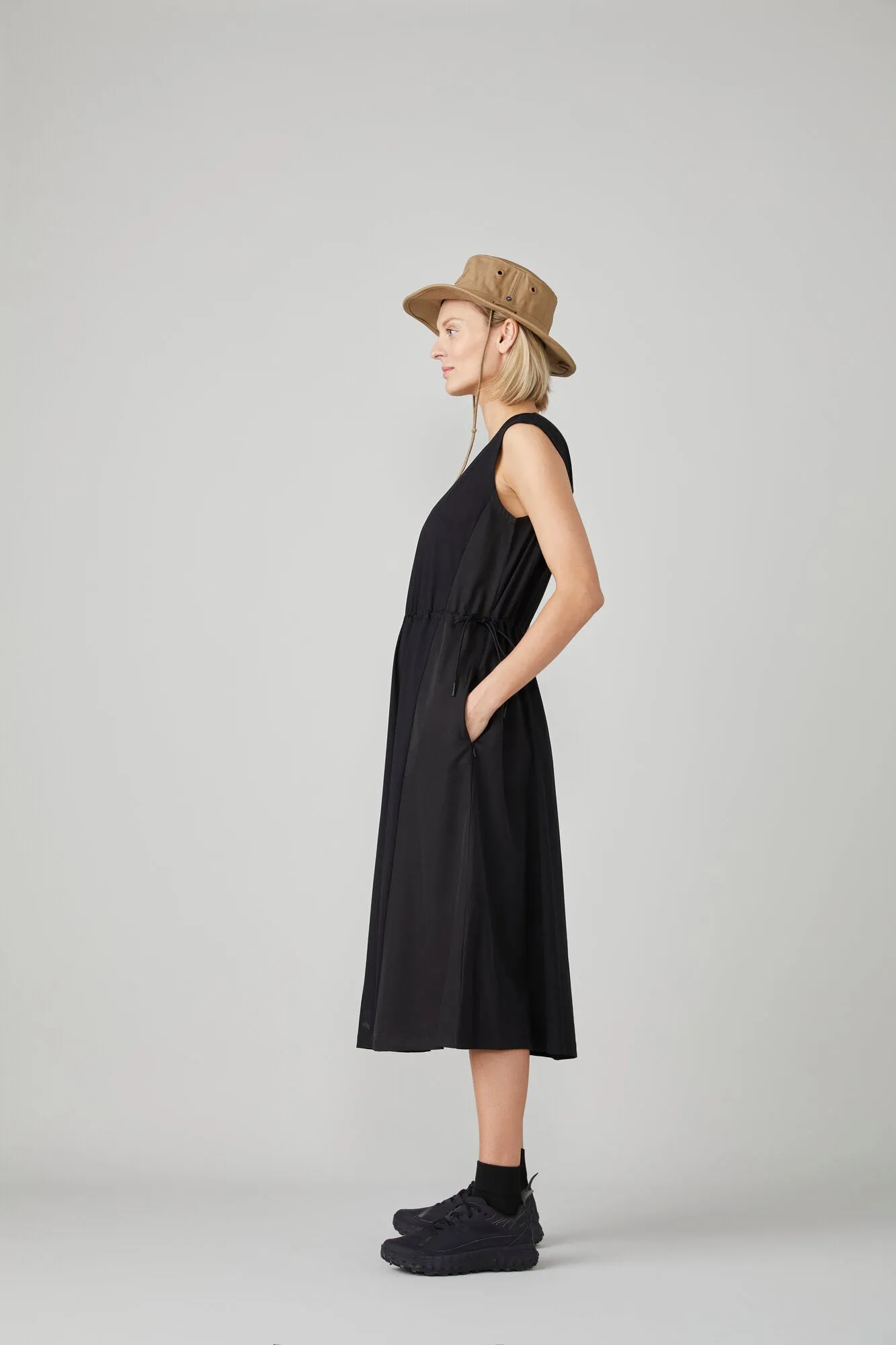 Gathered Knit Dress