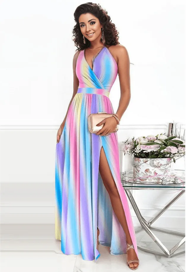 Gradient Halo Dress