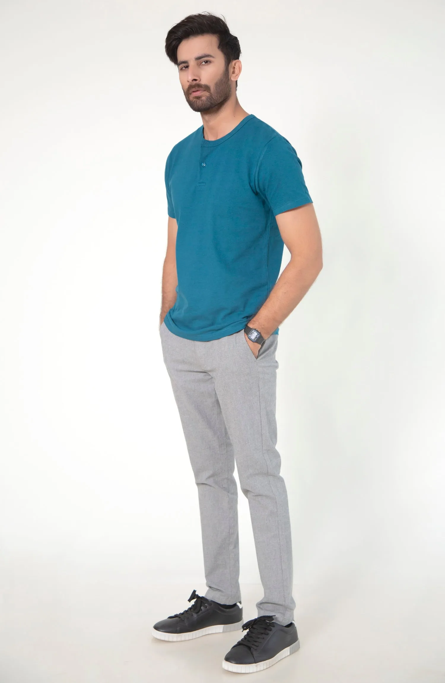 Henley Neck T-Shirt