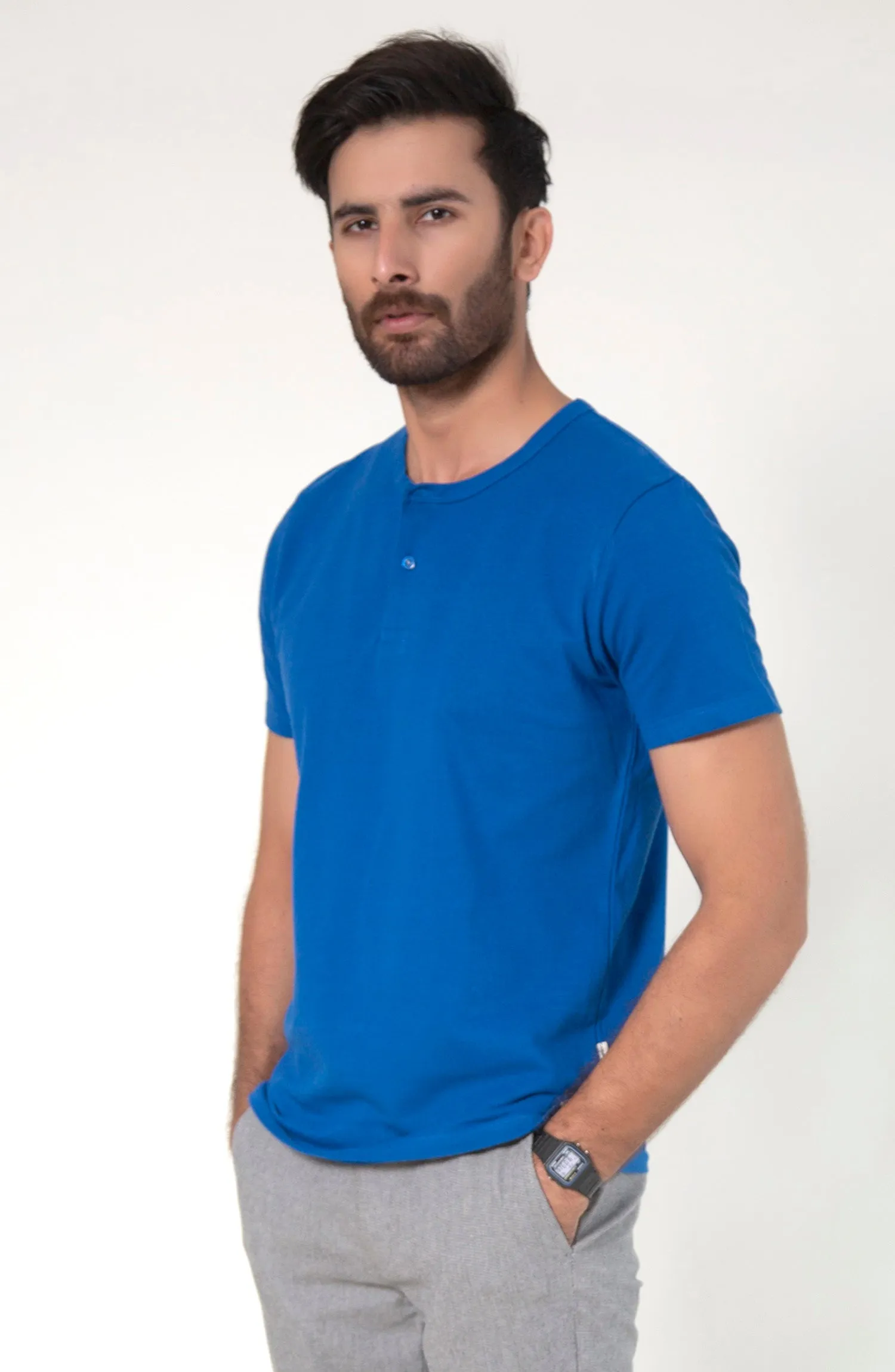 Henley Neck T-Shirt