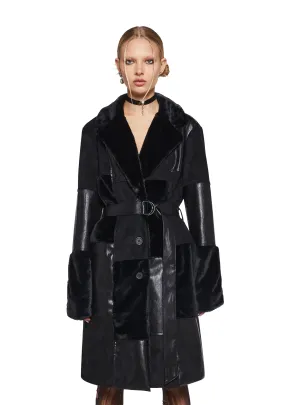 In The Twilight Faux Fur Coat