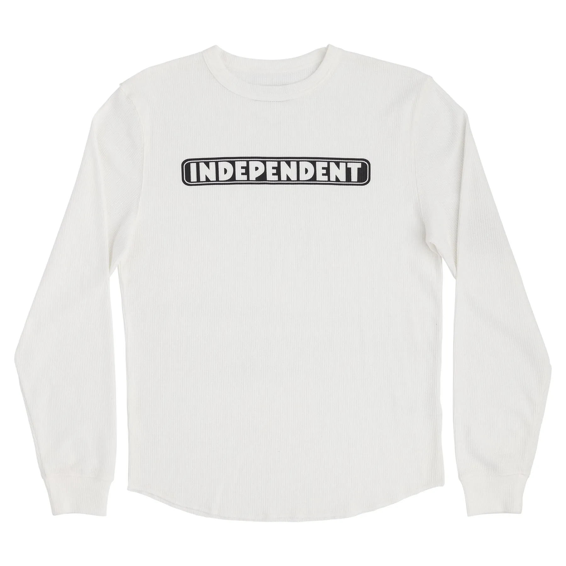 INDEPENDENT BAR LOGO THERMAL OFF WHITE