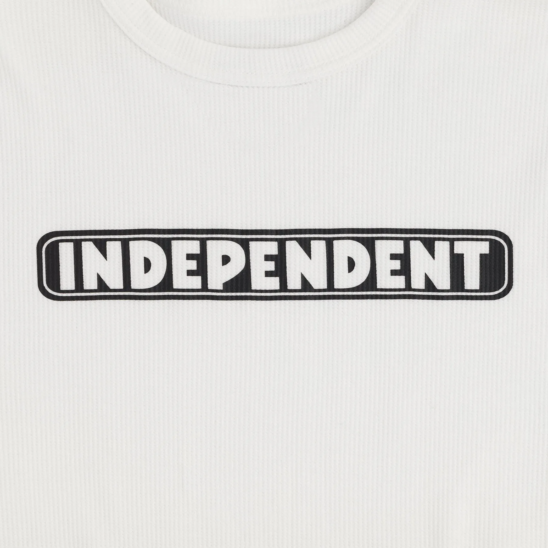 INDEPENDENT BAR LOGO THERMAL OFF WHITE