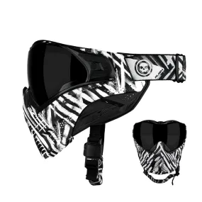 Infamous Paintball Limited Edition Push Unite Goggle - Warpaint / Zebra