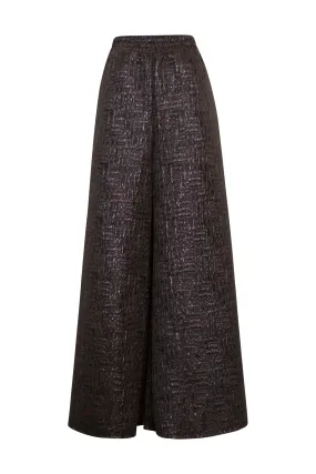 Jacquard Pants in “Turandot" (Black)