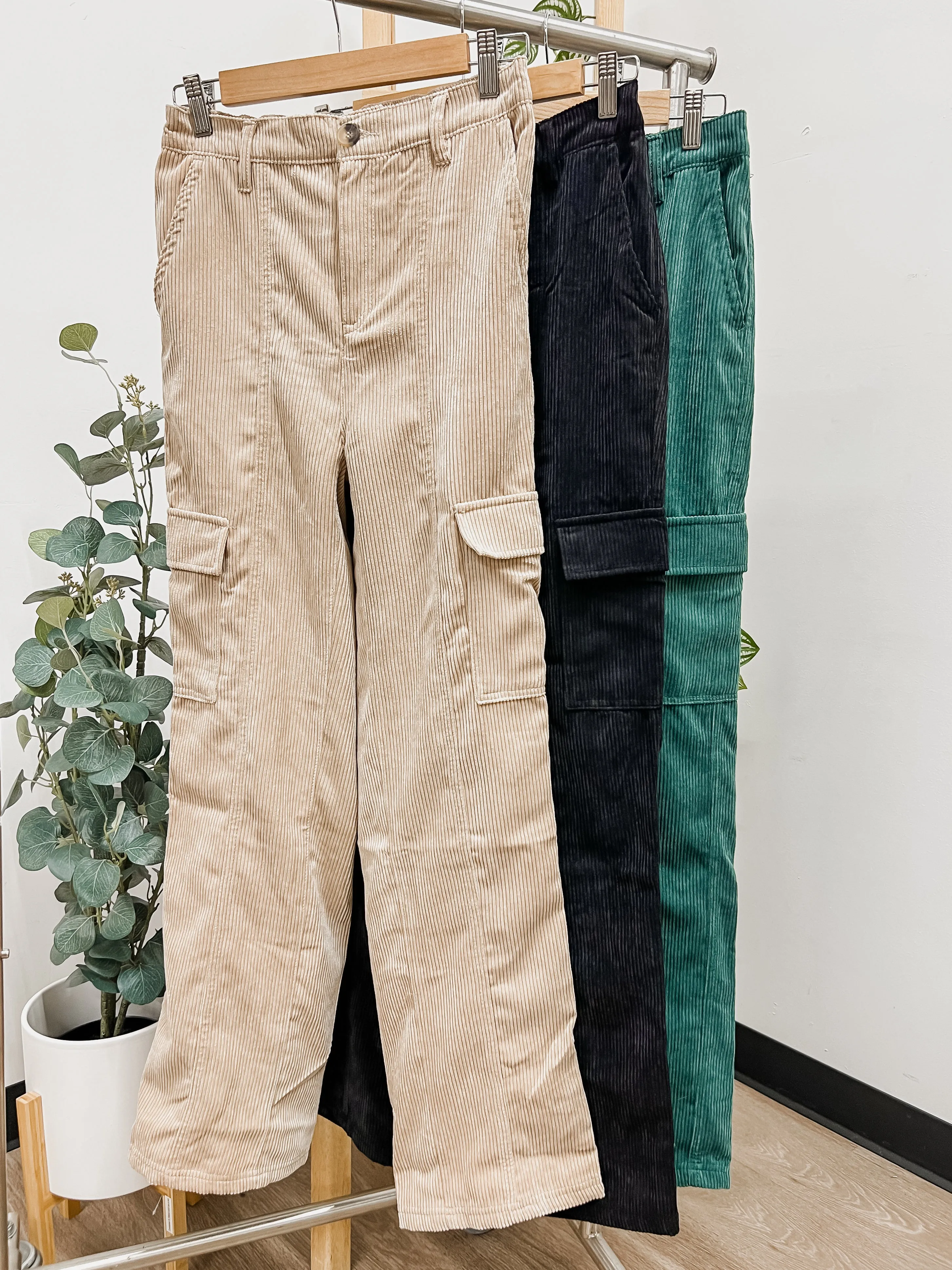 Jenna Corduroy High Waisted Pants